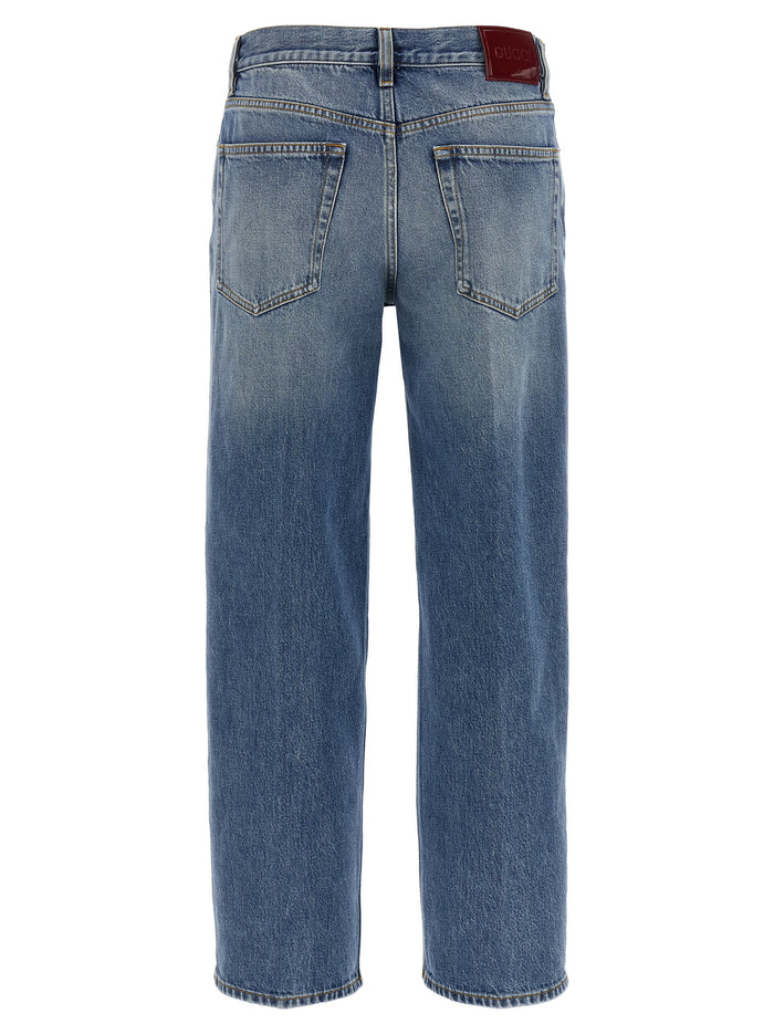 Gucci 100% cotton jeans in blue — view 2