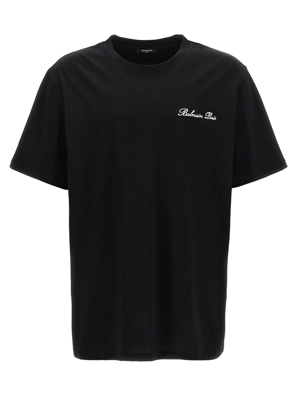 Balmain 100% Cotton t-shirt in black