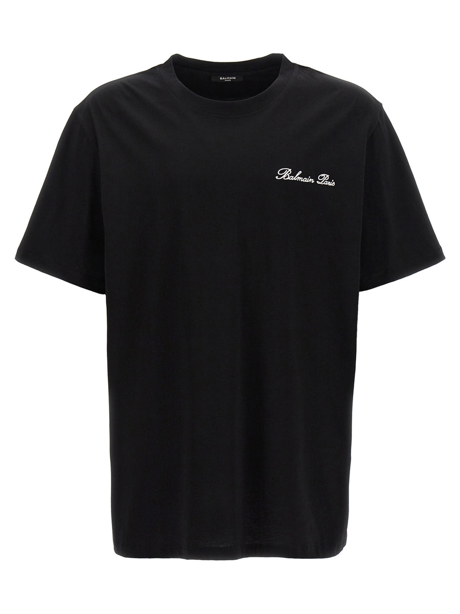 Balmain 100% Cotton t-shirt in black