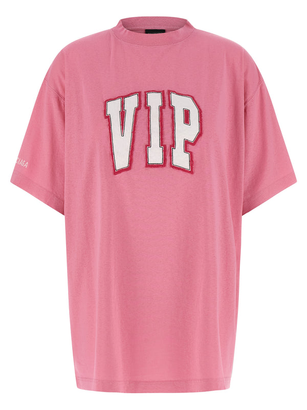 Balenciaga 100% cotton t-shirt in pink