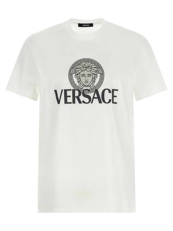 Versace 100% cotton t-shirt in white