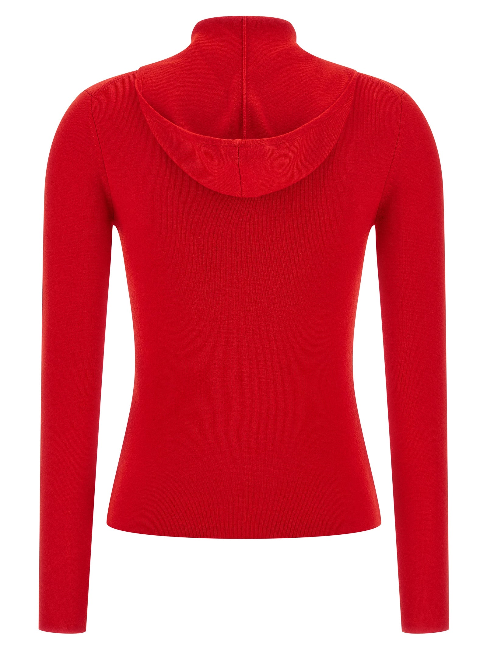 Victoria Beckham 82% wool jacket in red — view 2