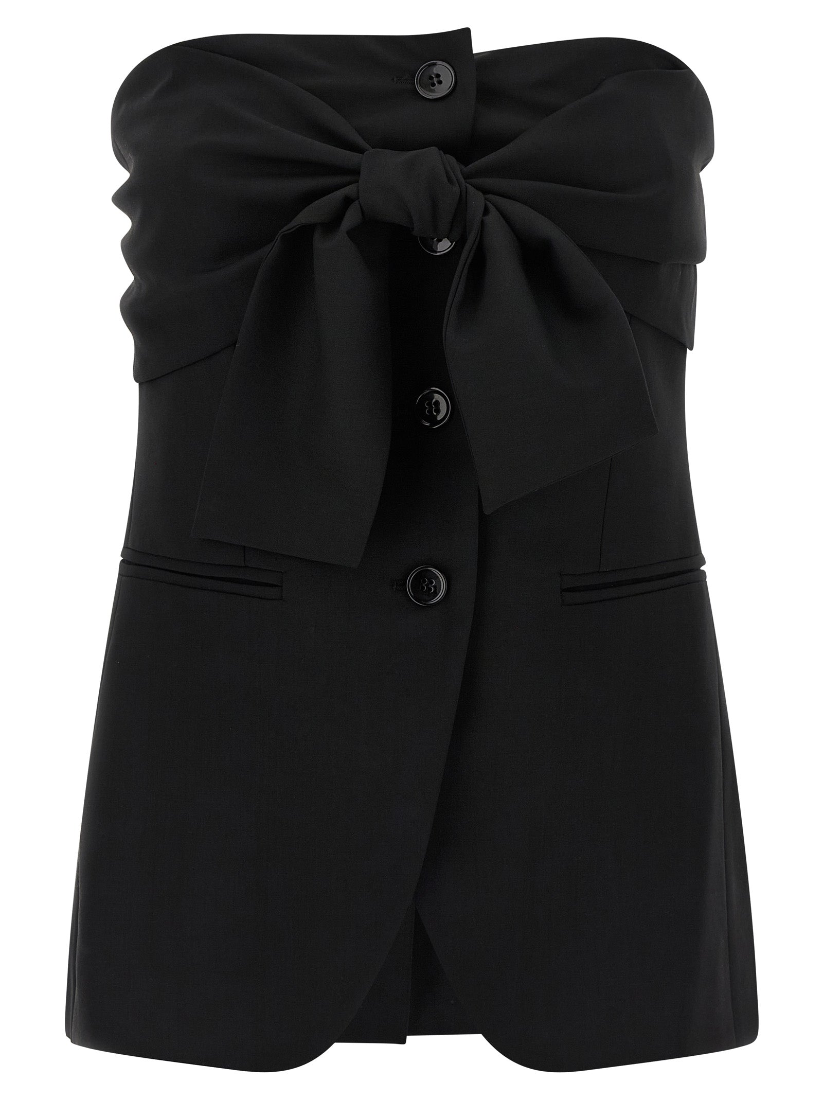 Max Mara 100% virgin wool blazer in black
