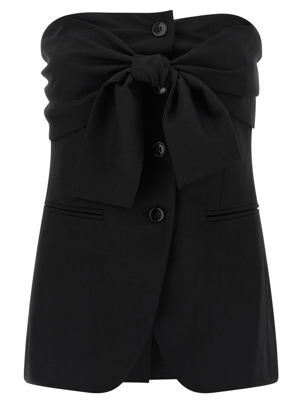 Max Mara 100% virgin wool blazer in black