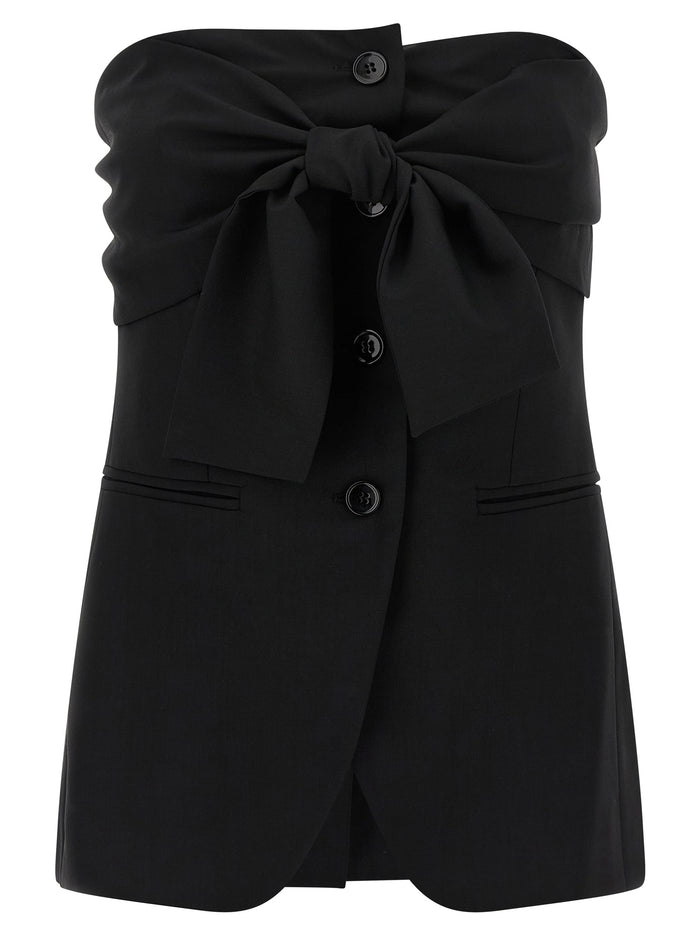 Max Mara 100% virgin wool blazer in black