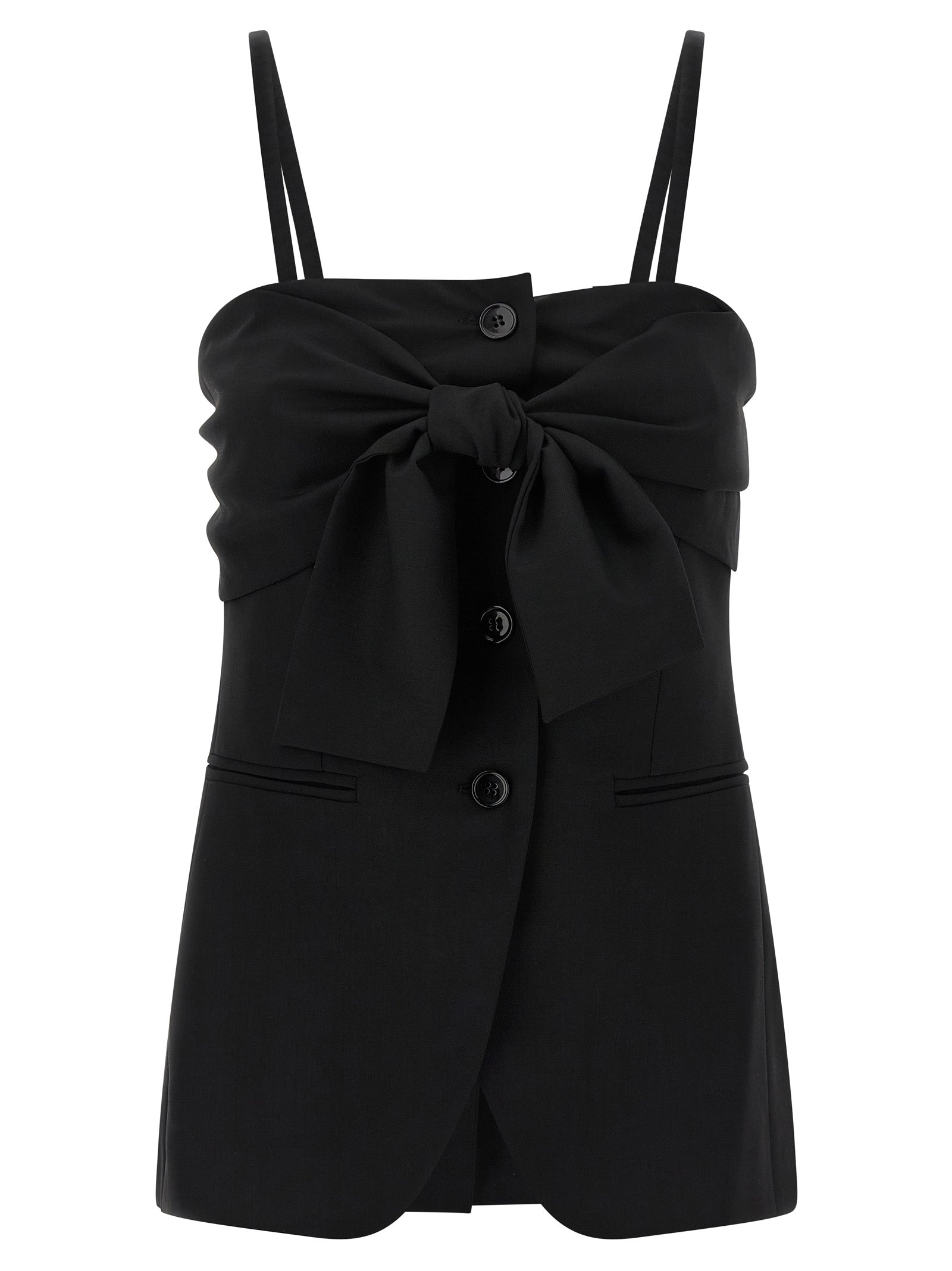 Max Mara 100% virgin wool blazer in black — view 2