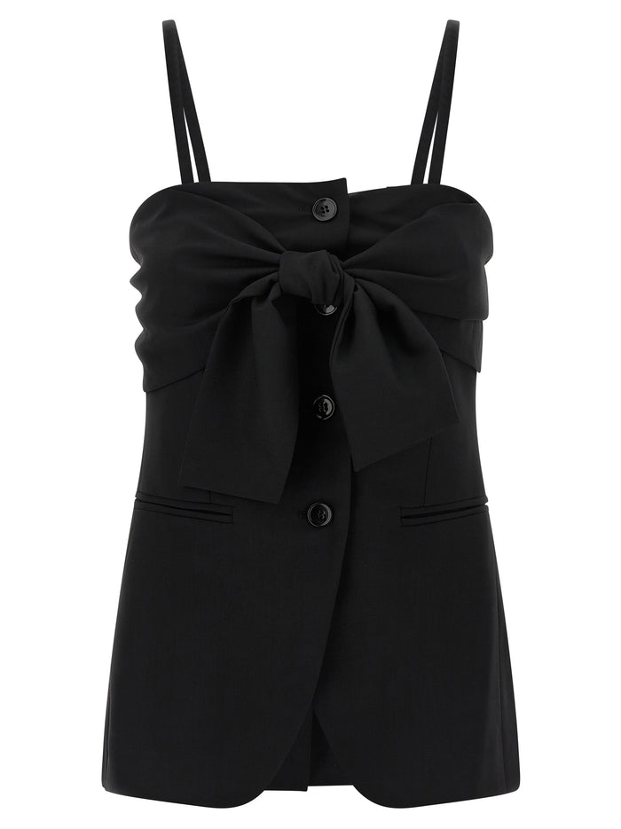 Max Mara 100% virgin wool blazer in black — view 2