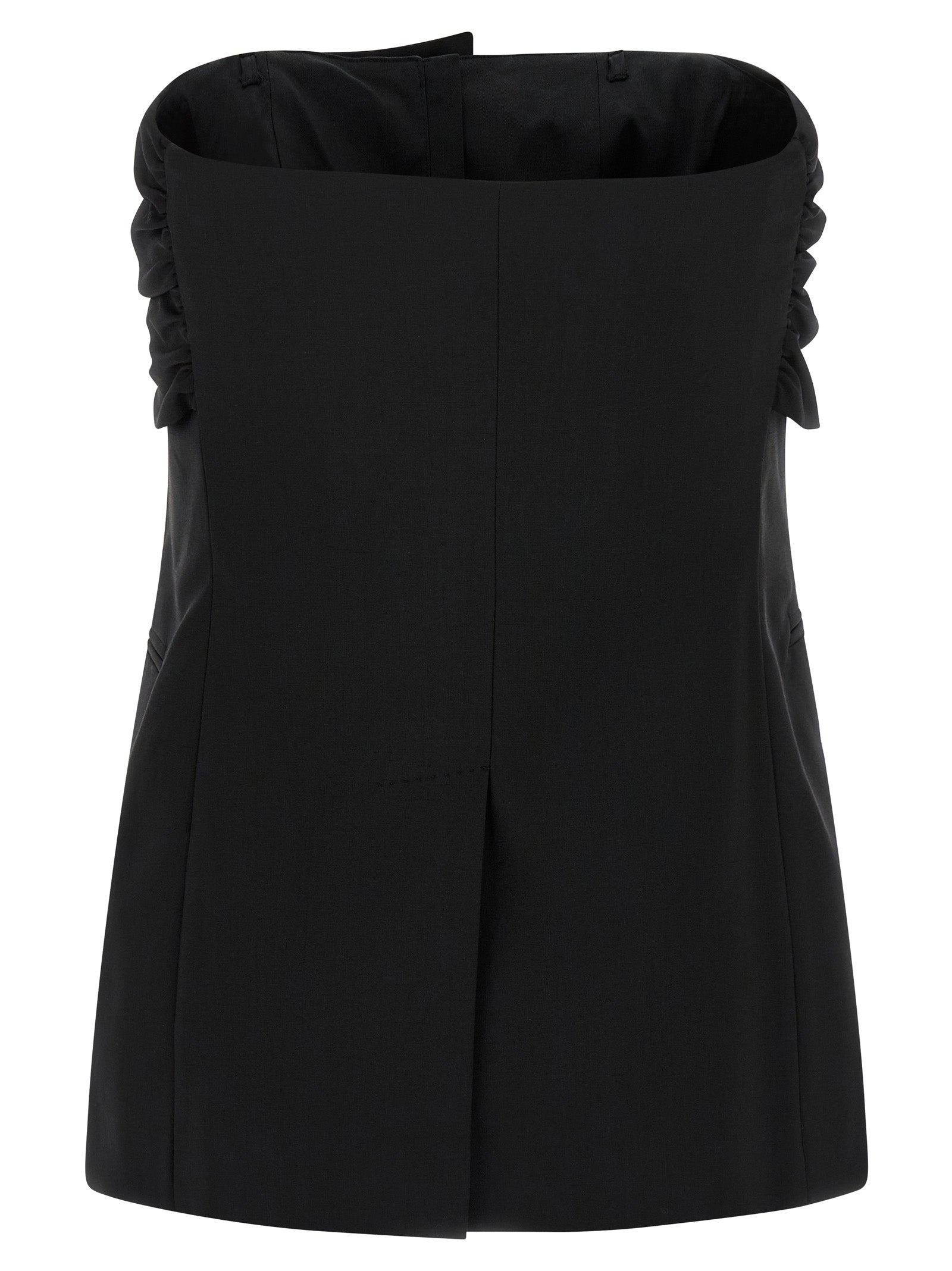 Max Mara 100% virgin wool blazer in black — view 3