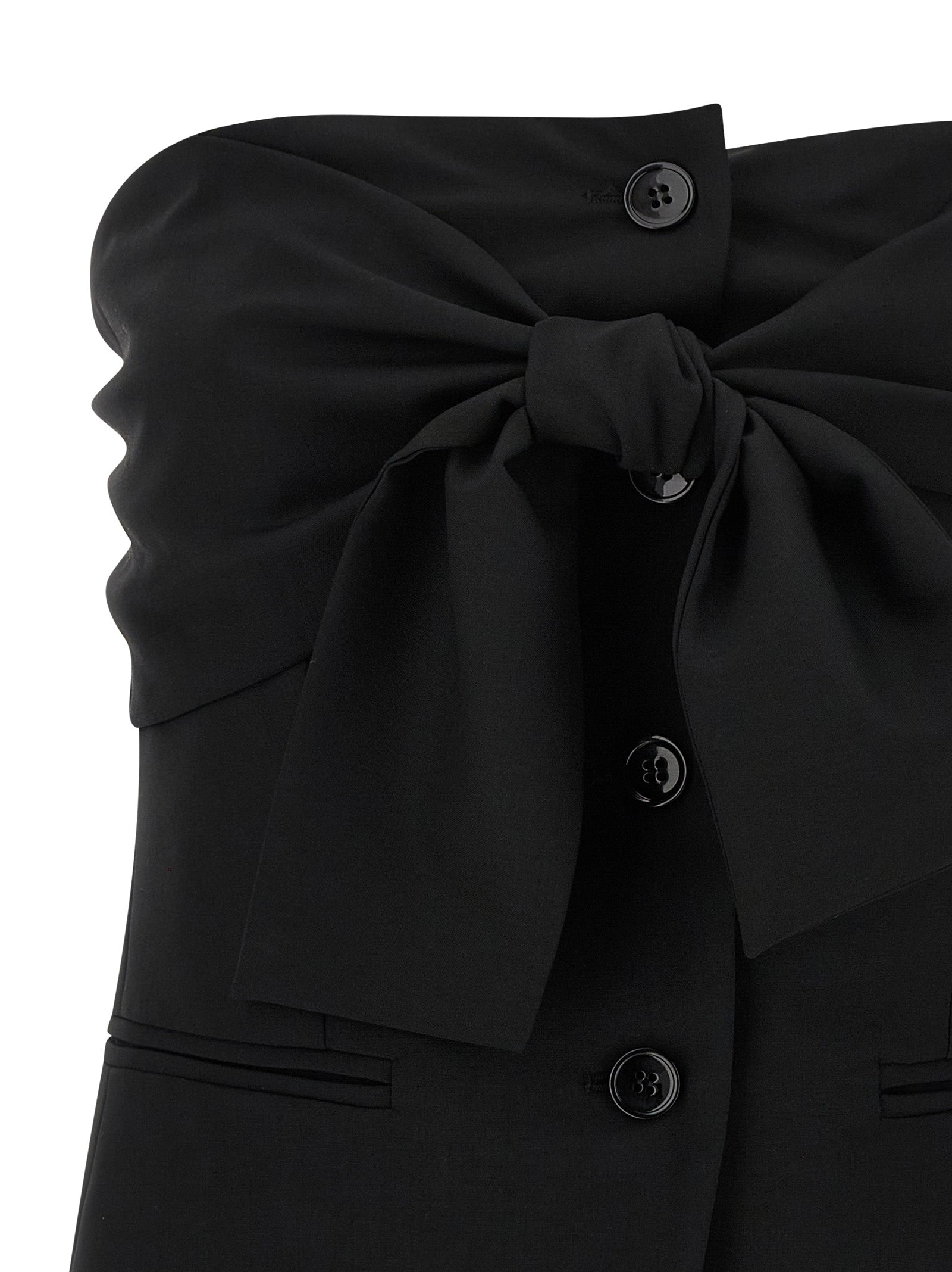Max Mara 100% virgin wool blazer in black — view 4
