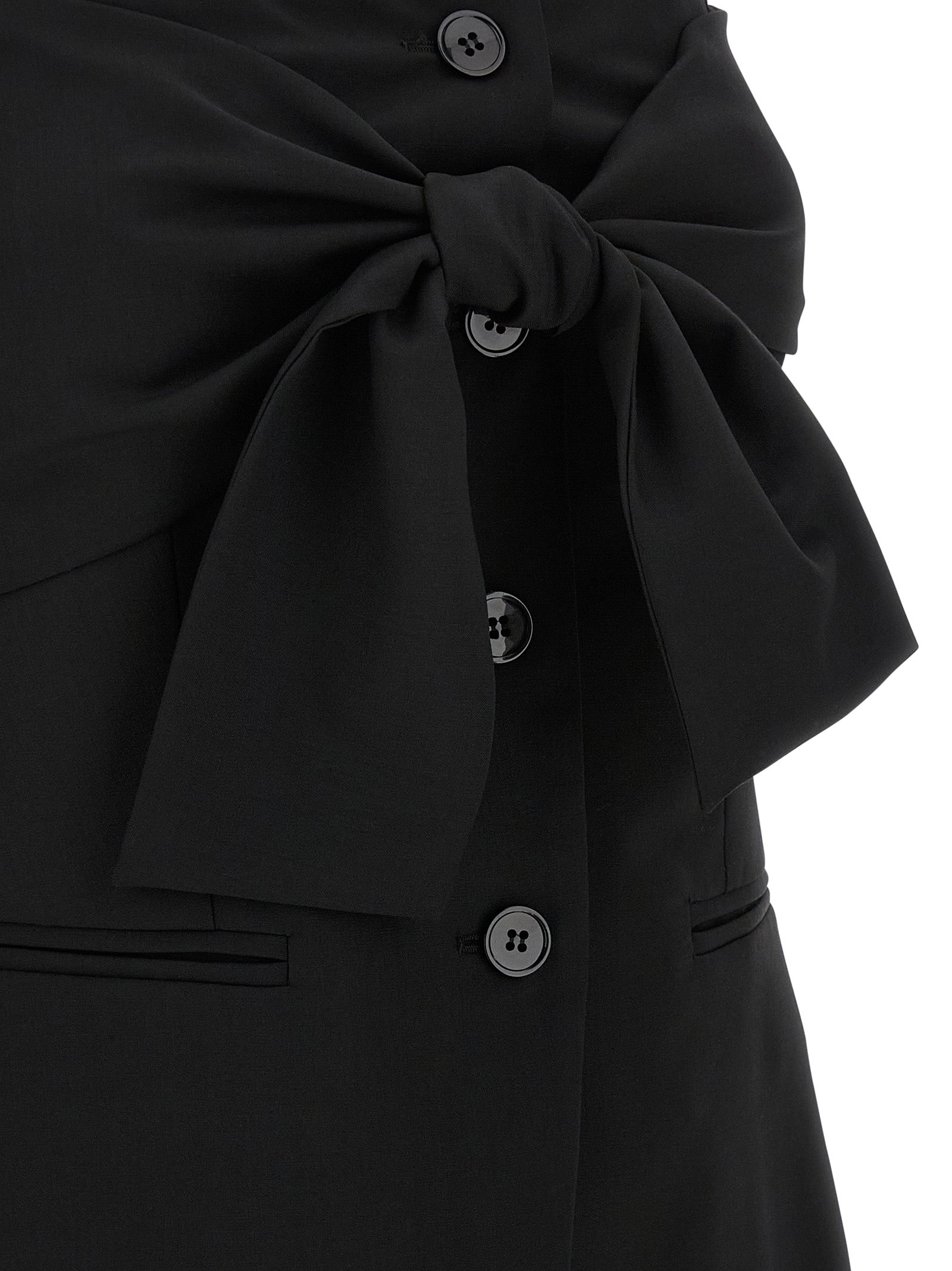 Max Mara 100% virgin wool blazer in black — view 5