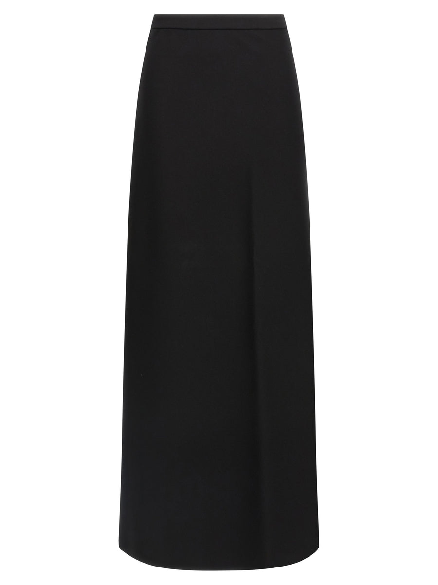 Max Mara 84% Viscose skirt in black