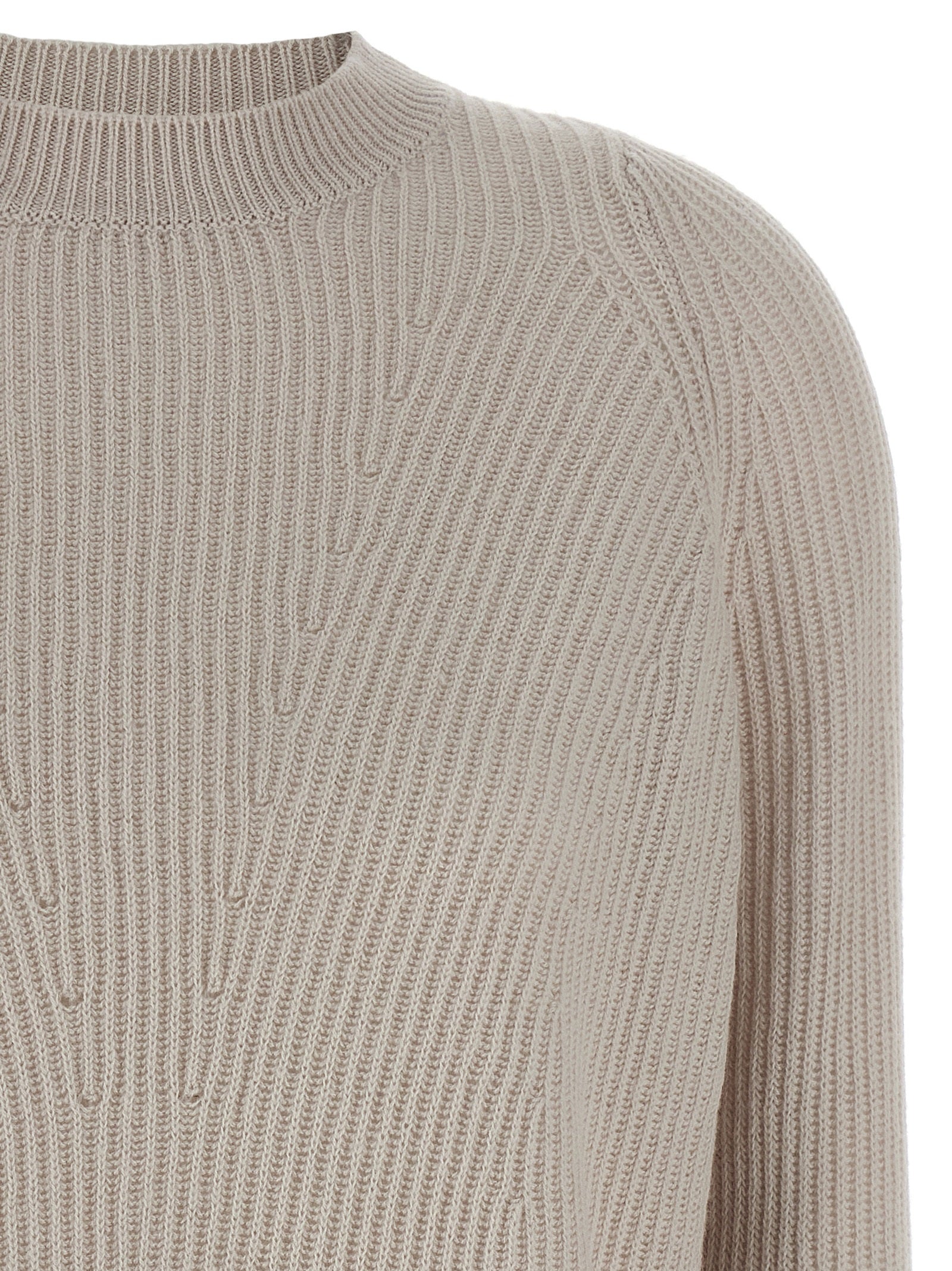 'S Max Mara 100% wool sweater in beige — view 3