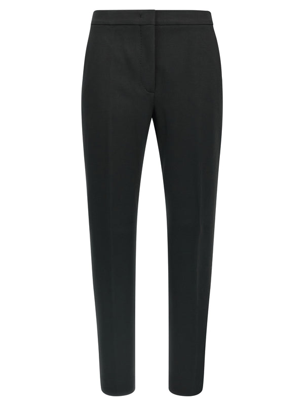 Max Mara 84% Viscose trousers in black