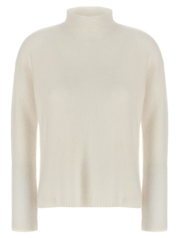 Max Mara 76% Cashmere sweater in white