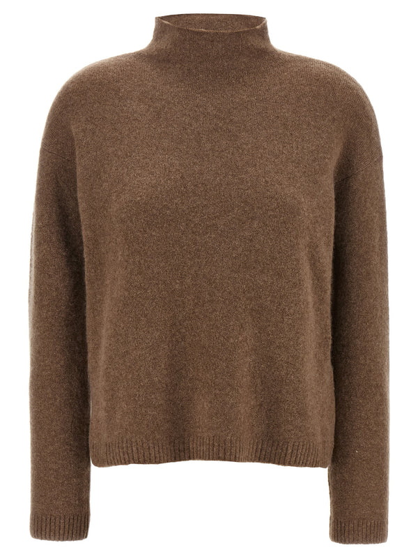 Max Mara 76% Cashmere sweater in brown