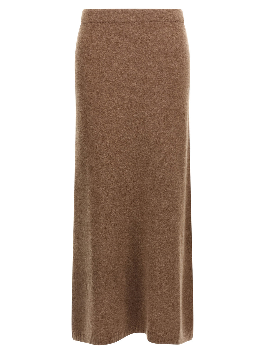 Max Mara 76% Cashmere skirt in gray