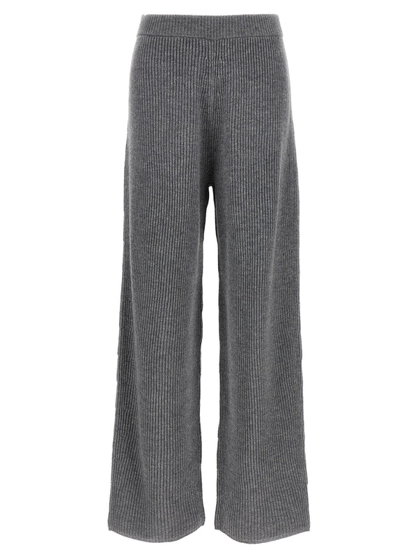 Sportmax 80% wool trousers in gray