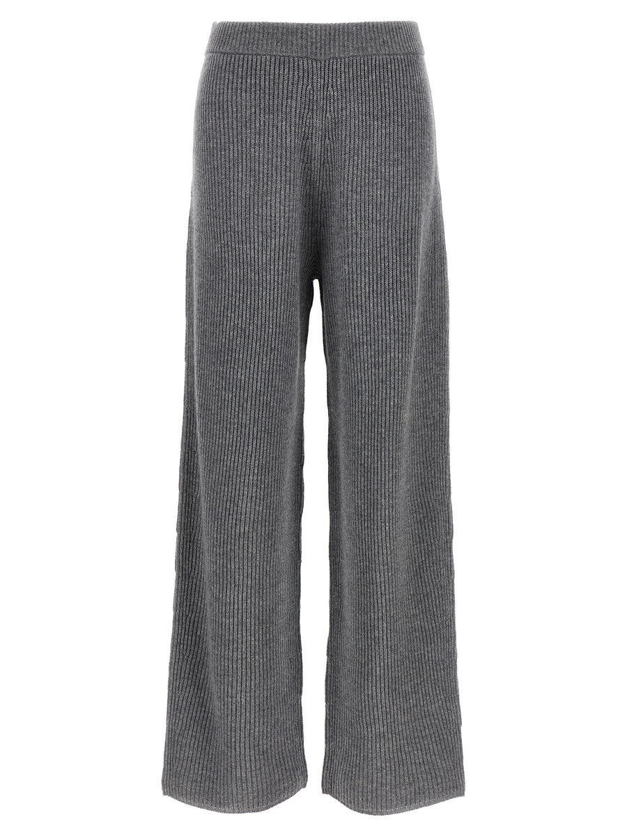 Sportmax 80% wool trousers in gray