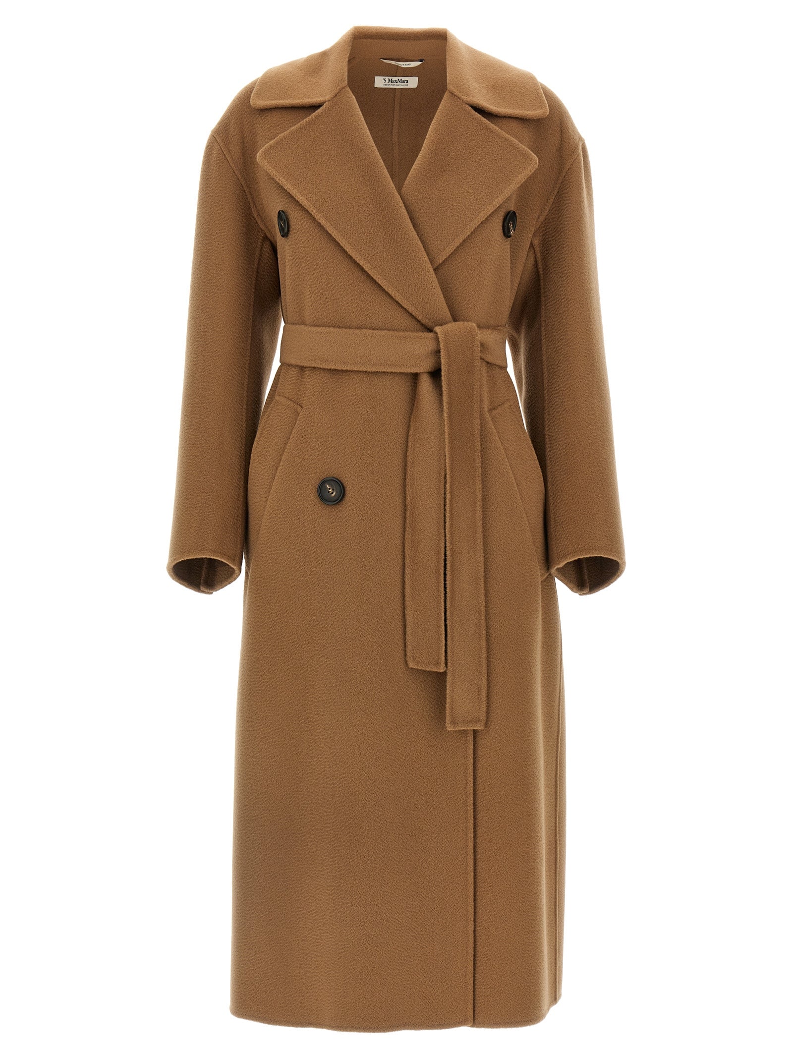 'S Max Mara 70% virgin wool coat in brown