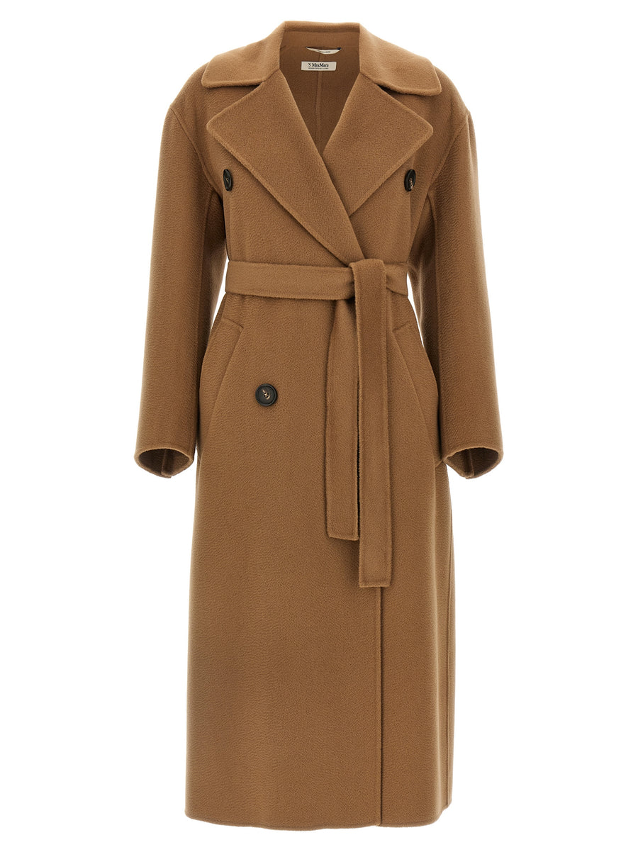 'S Max Mara 70% virgin wool coat in brown