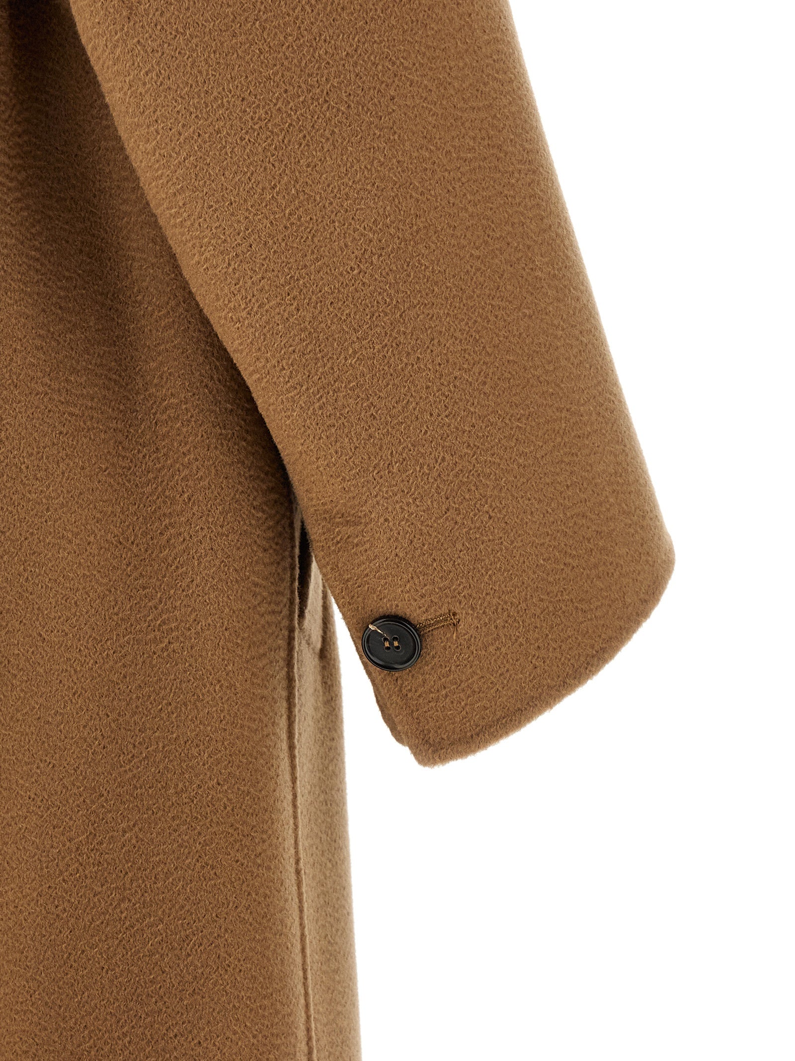 'S Max Mara 70% virgin wool coat in brown — view 4