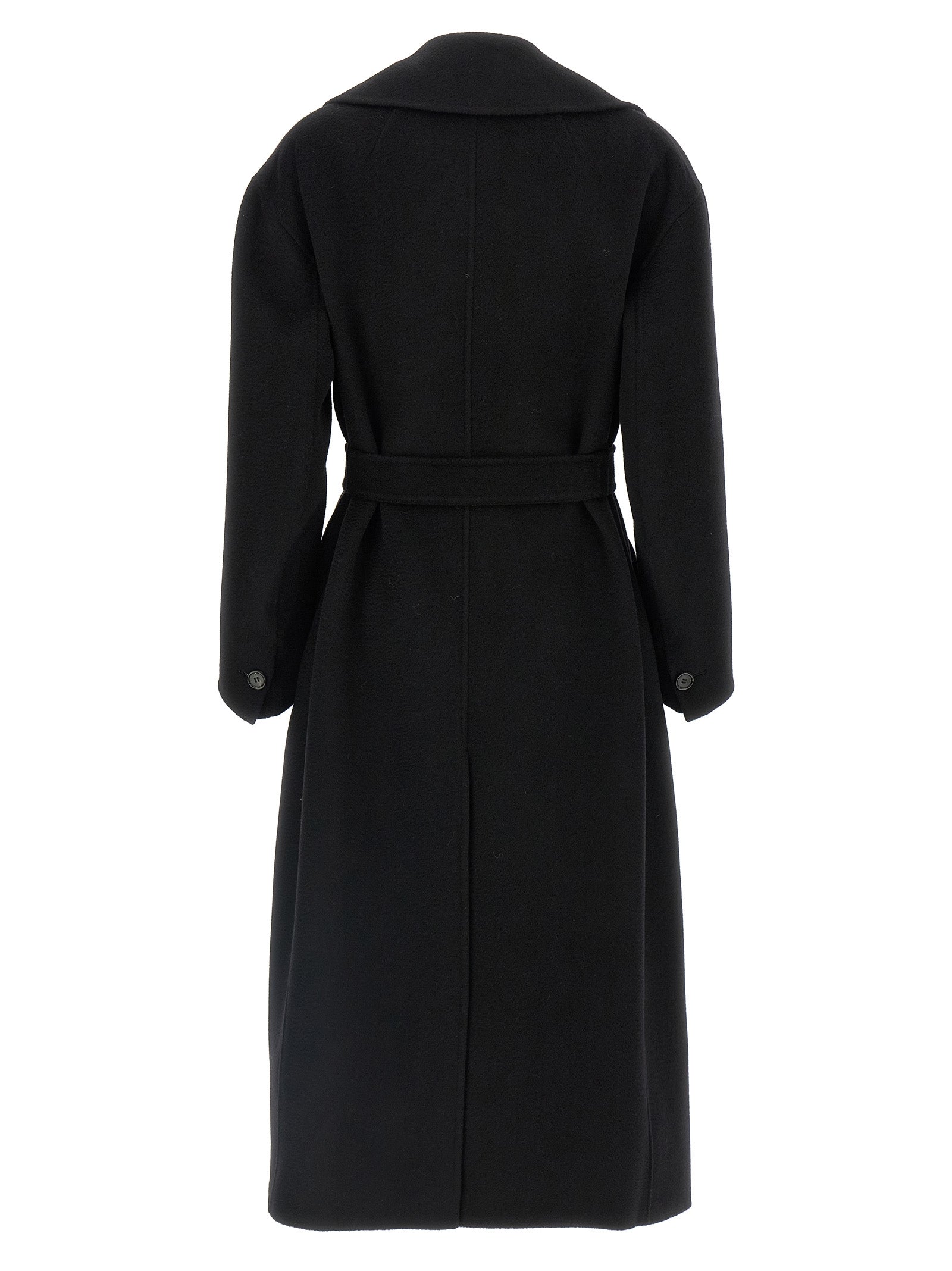 'S Max Mara 70% virgin wool coat in black — view 2