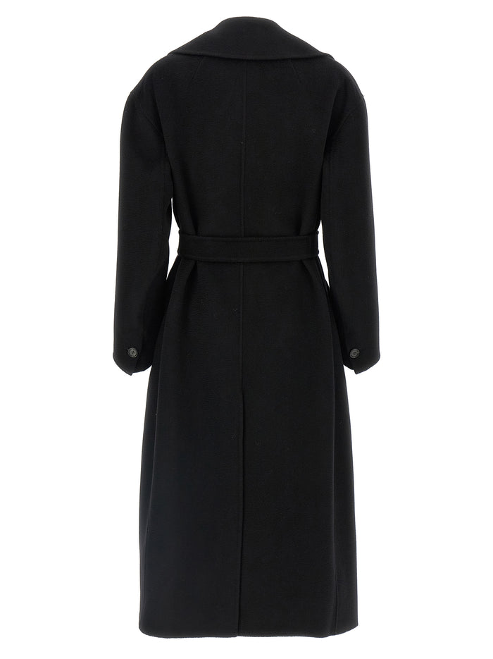 'S Max Mara 70% virgin wool coat in black — view 2
