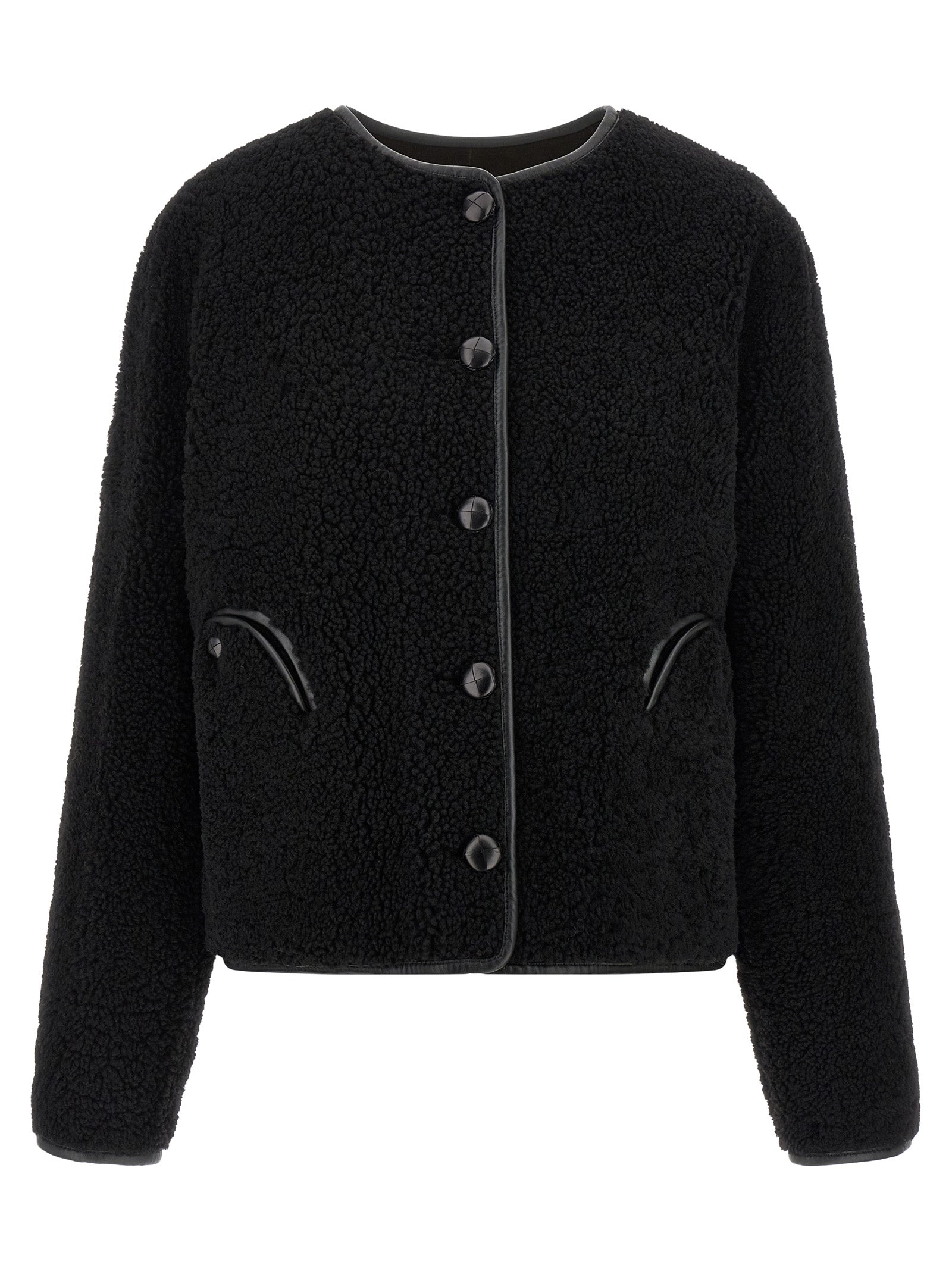Blazé Milano 100% lamb leather jacket in black