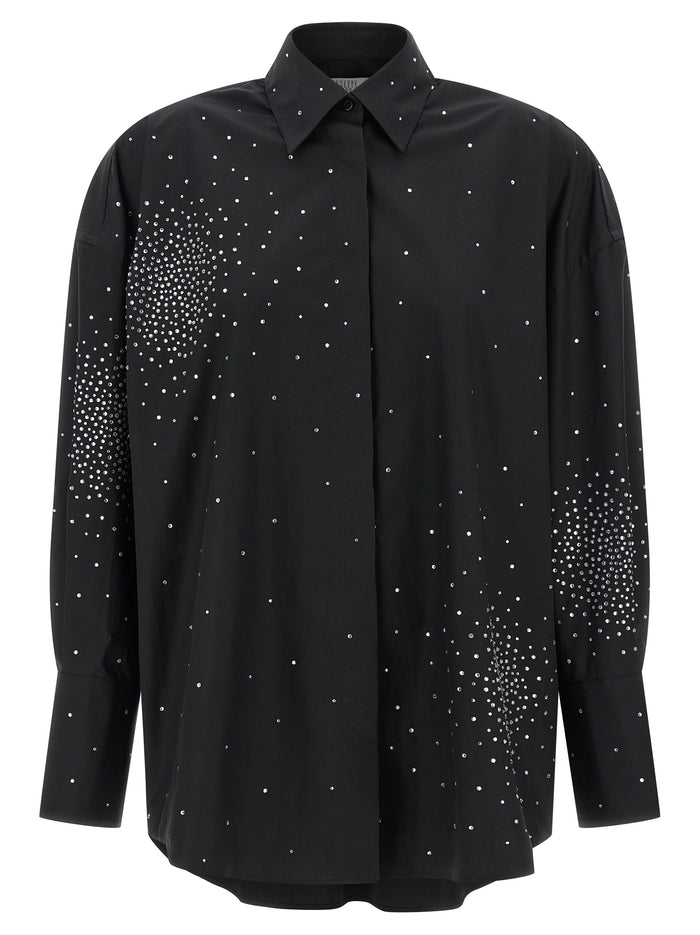 Giuseppe Di Morabito 100% cotton blouse in black