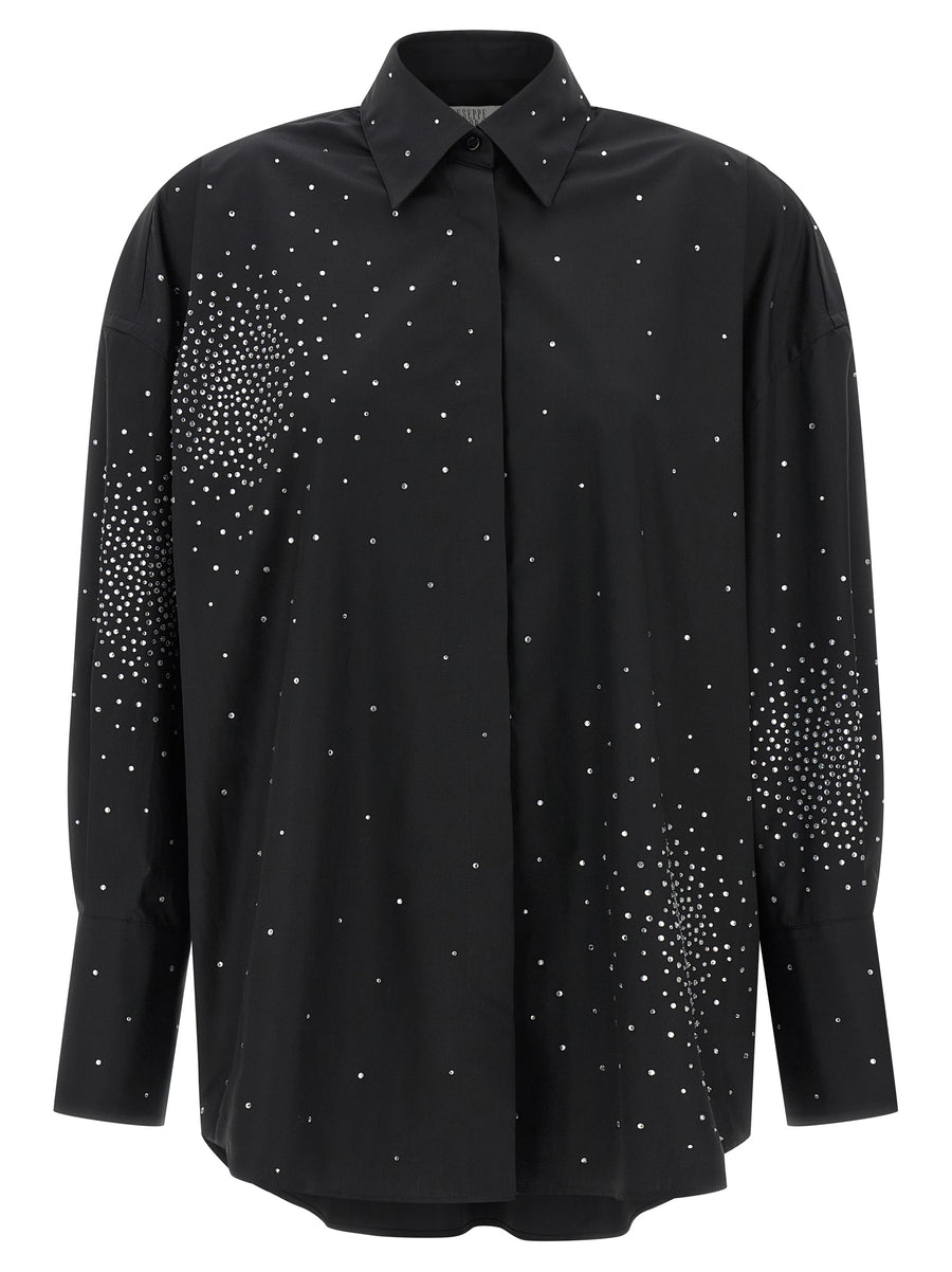 Giuseppe Di Morabito 100% cotton blouse in black