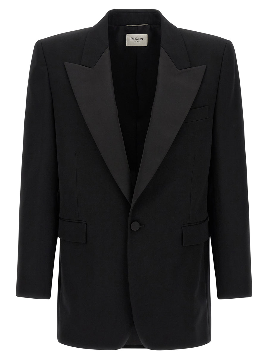 Saint Laurent 100% Wool blazer in black