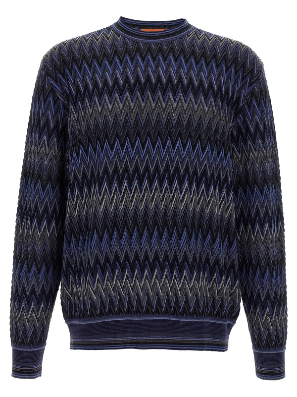 Missoni 100% Wool sweater in navy