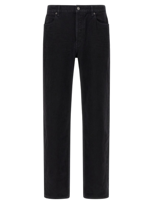 Saint Laurent 100% cotton jeans in black