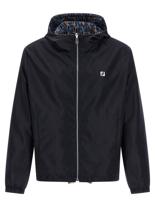 Fendi 100% Polyester jacket in black