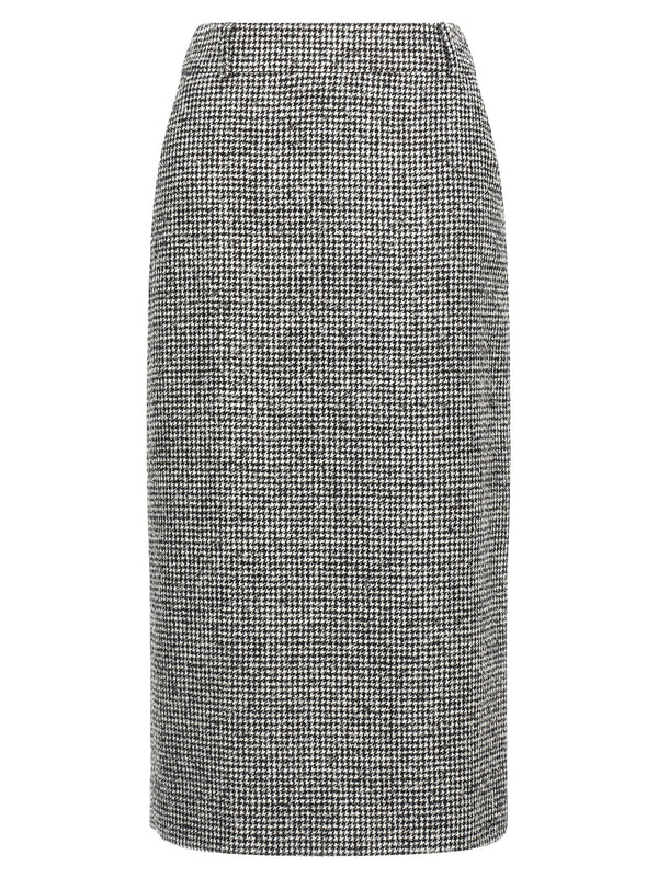 Ermanno Scervino 51% wool skirt in gray