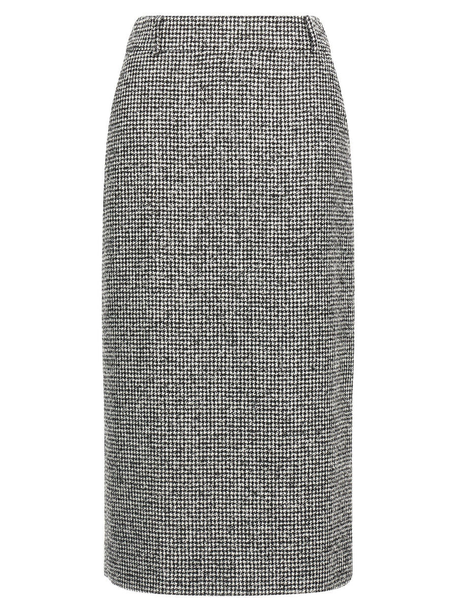 Ermanno Scervino 51% wool skirt in gray