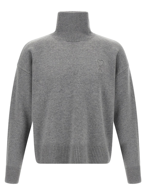 AMI Paris 90% wool sweater in gray