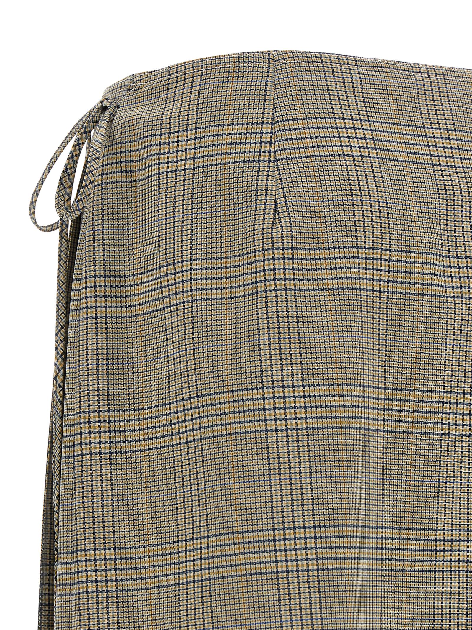 Marni 53% polyester skirt in gray — view 4