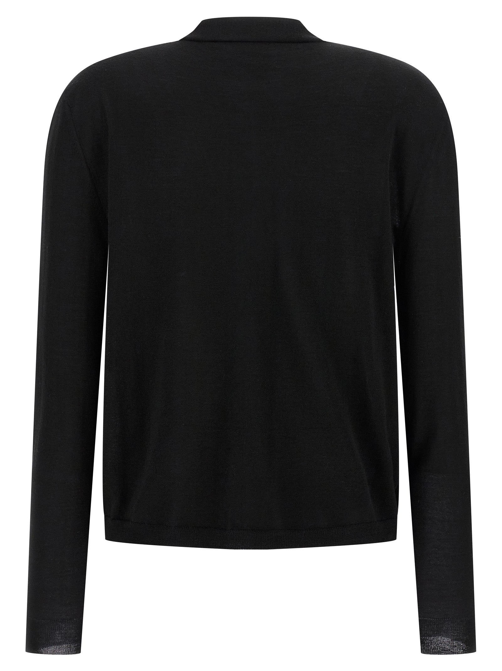 Marni 70% virgin wool cardigan in navy — view 2