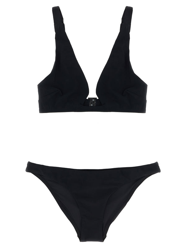 Zimmermann 75% polyamide bikini in black