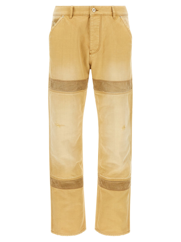 Wales Bonner 100% cotton trousers in beige