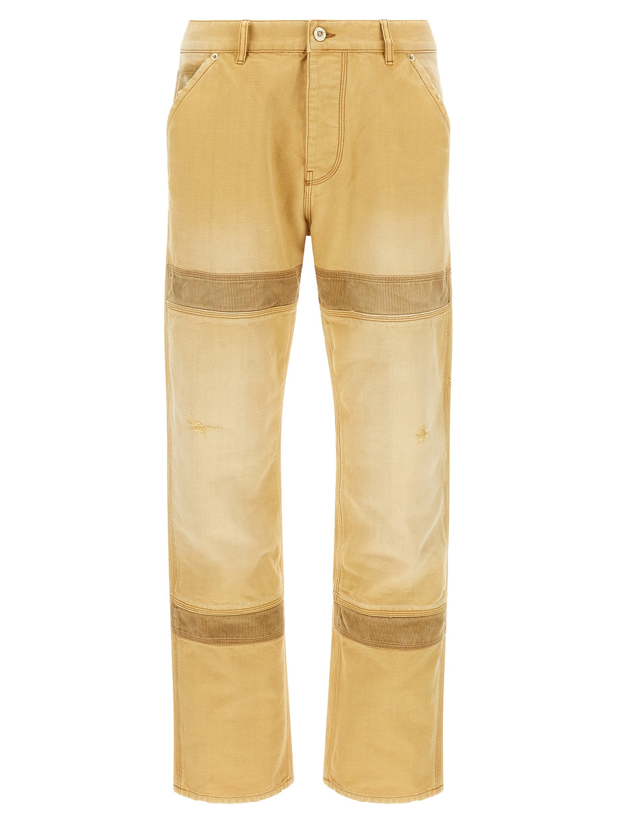 Wales Bonner 100% cotton trousers in beige