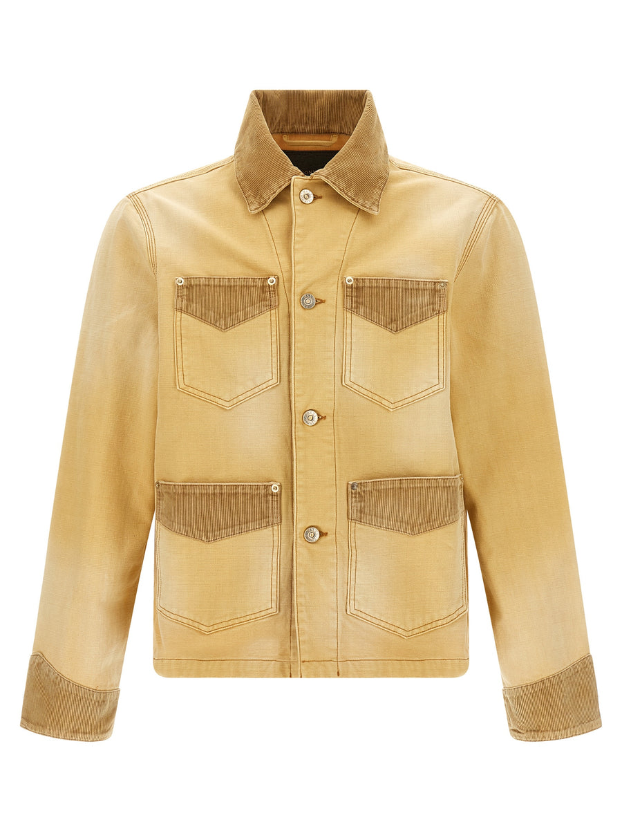 Wales Bonner 100% Cotton jacket in beige