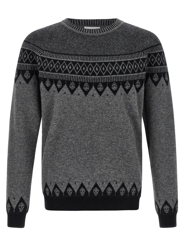 Alexander McQueen 100% wool sweater in gray