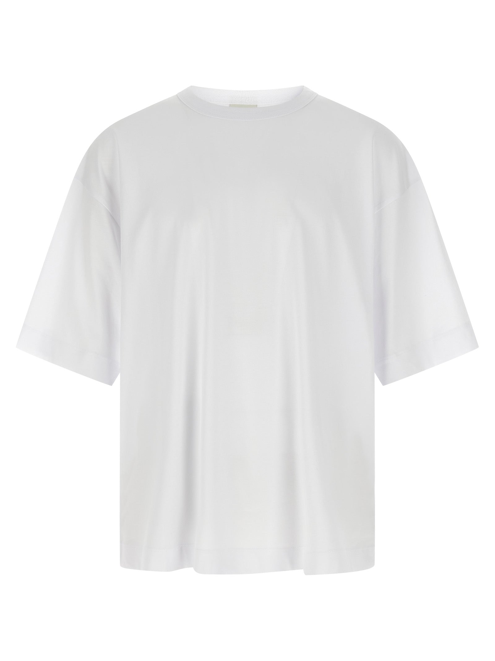 Dries Van Noten 100% cotton t-shirt in white