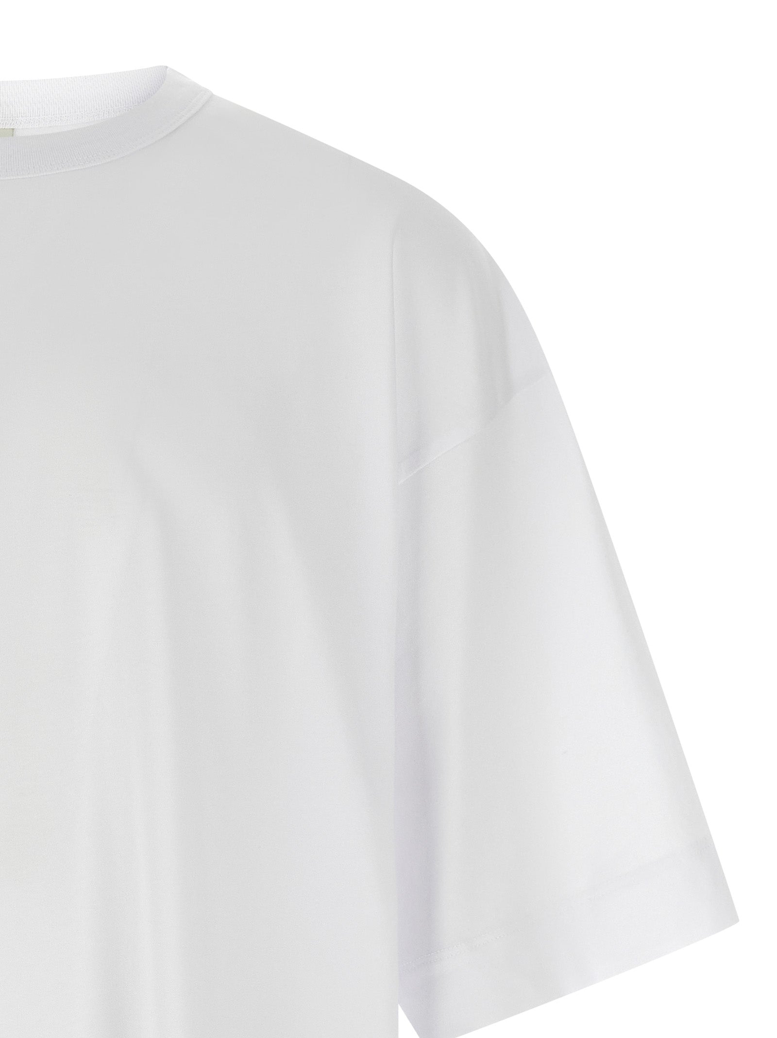 Dries Van Noten 100% cotton t-shirt in white — view 3