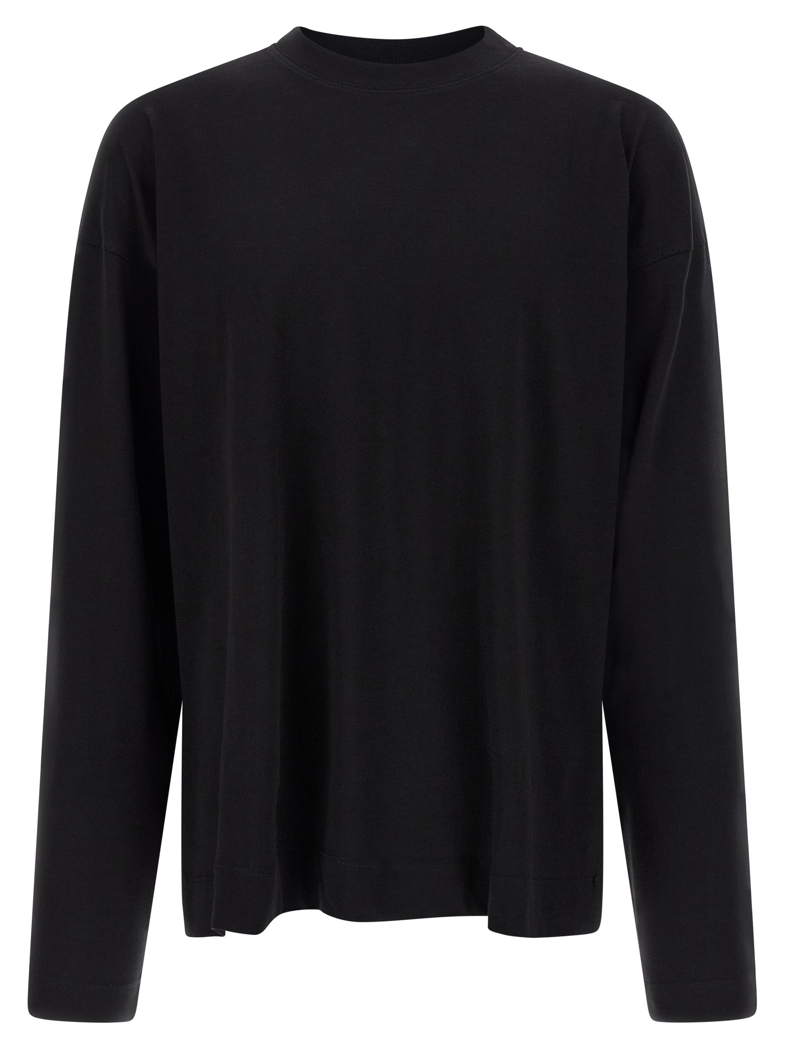 Dries Van Noten 100% cotton t-shirt in black