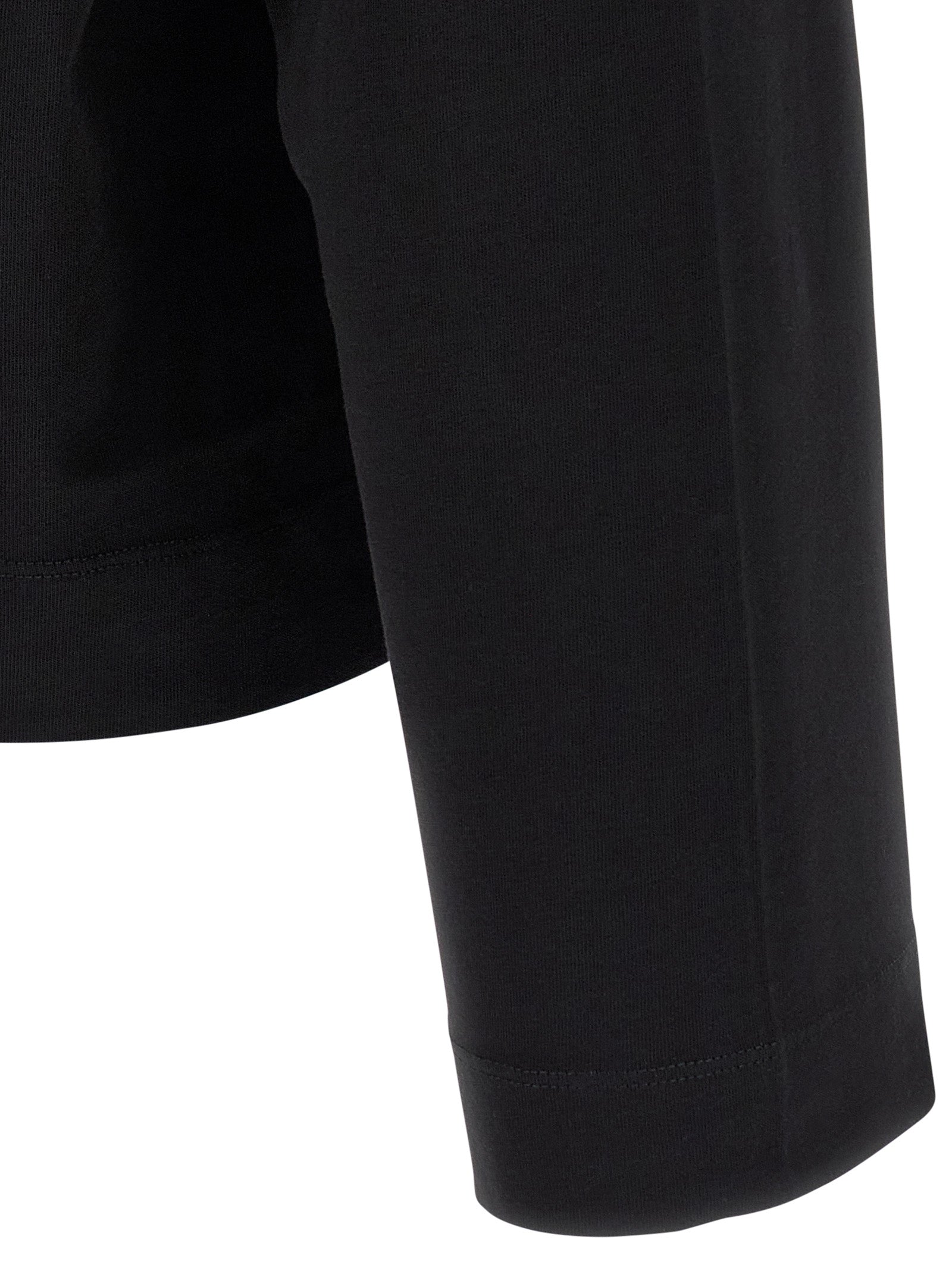 Dries Van Noten 100% cotton t-shirt in black — view 4