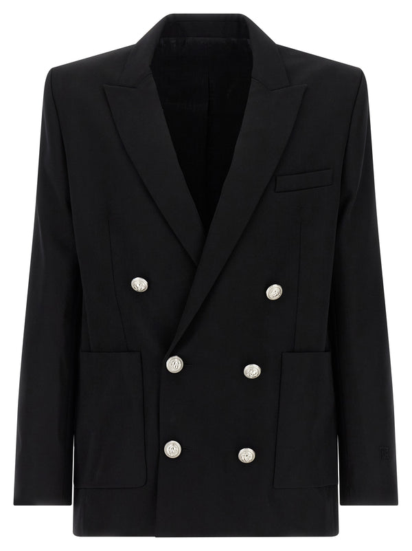 Balmain 100% Virgin Wool blazer in black