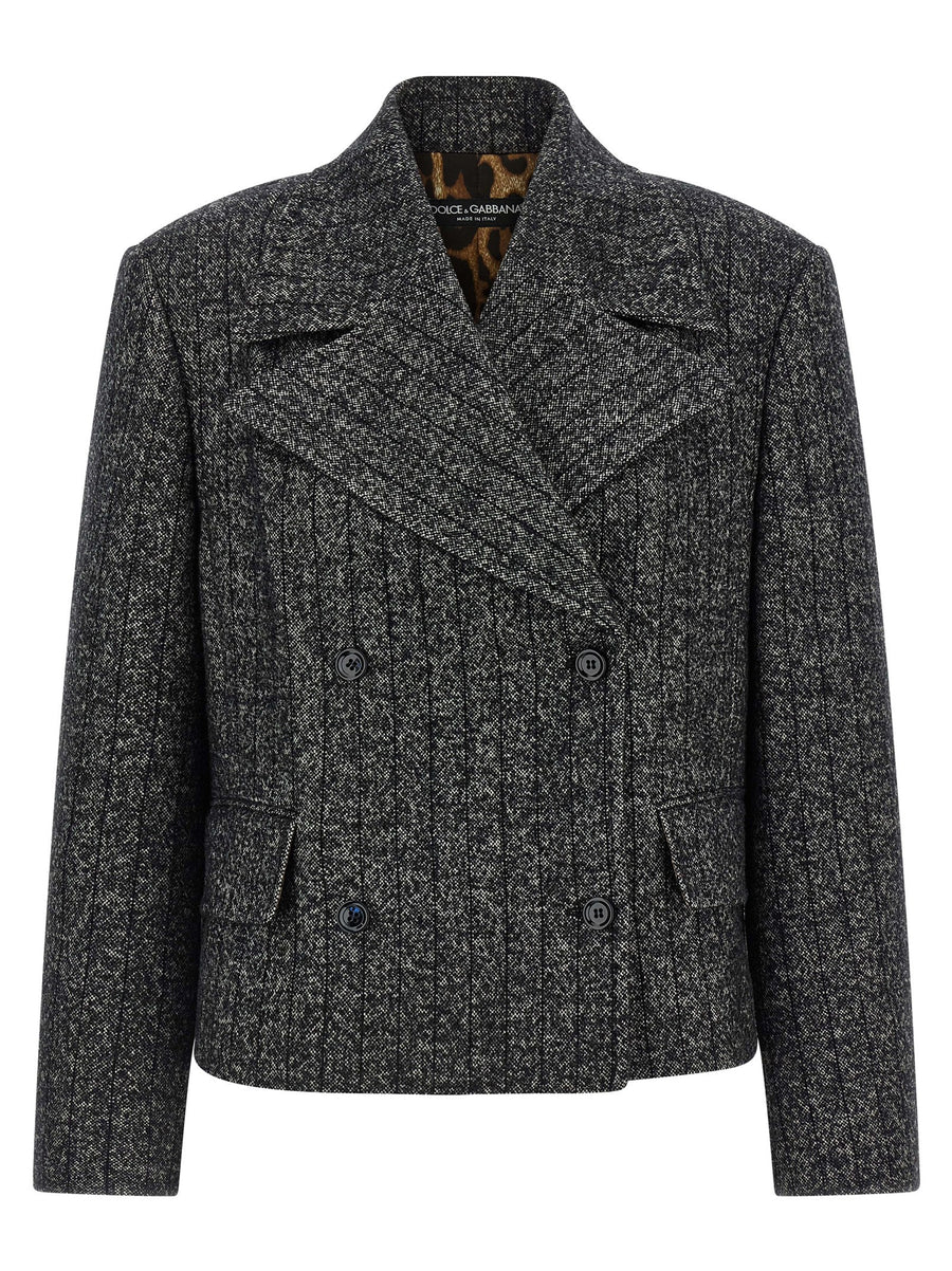 Dolce & Gabbana 48% Virgin Wool blazer in gray